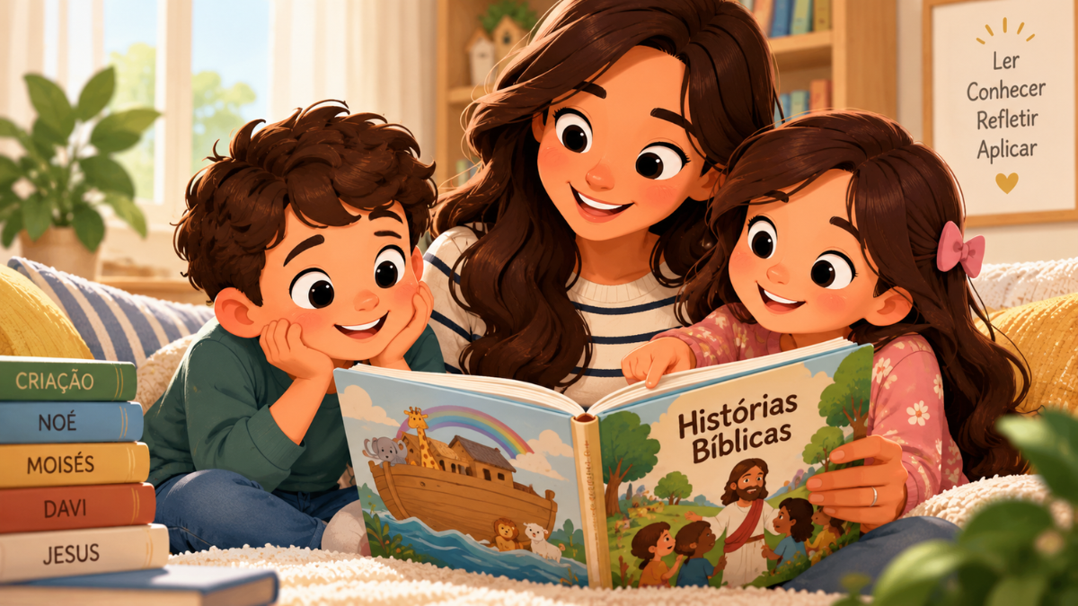 Capa de Como incentivar a leitura infantil com histórias bíblicas
